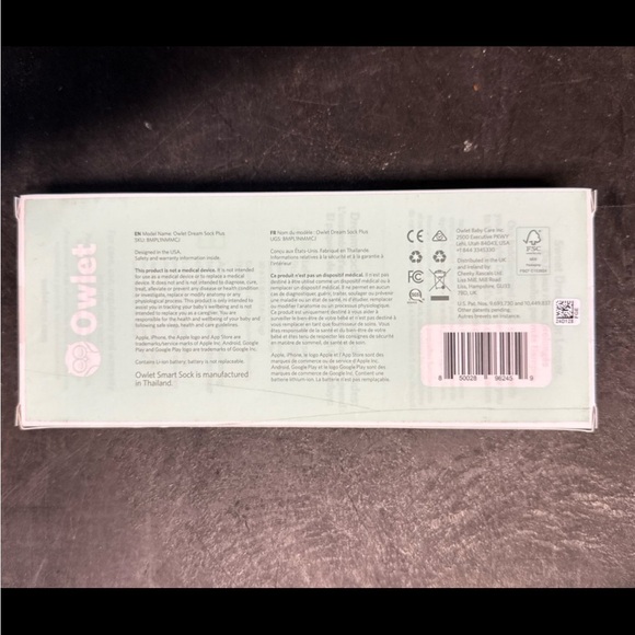 Brand new Owlet Dream Sock Extension Sock Fabric Pack - Picture 2 of 3